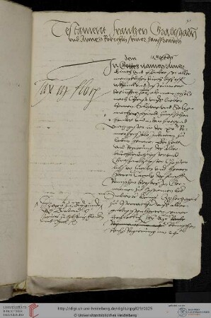 Testament 1542