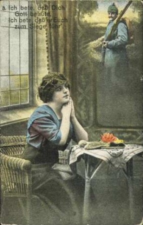 3. Ich bete, daß Dich Gott behüte, [...]