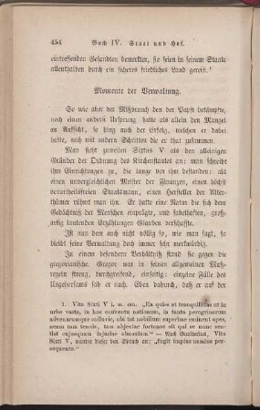 Momente der Verwaltung.