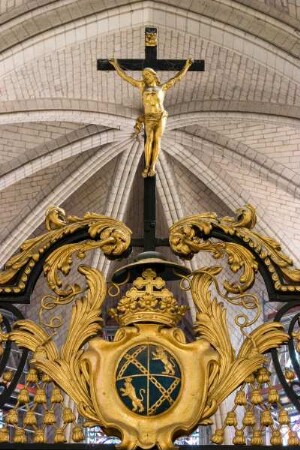 Frankreich. Bourgogne. Yonne. Sens. Cathedrale Saint Etienne. 12 bis 14 Jahrhundert. Eingangstor zum Chor