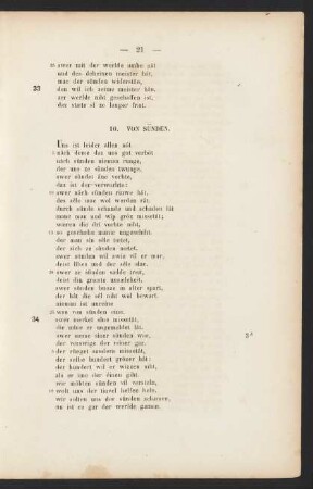 10. Von Sünden.