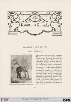 Malereien der Kinder
