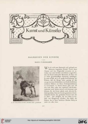 Malereien der Kinder