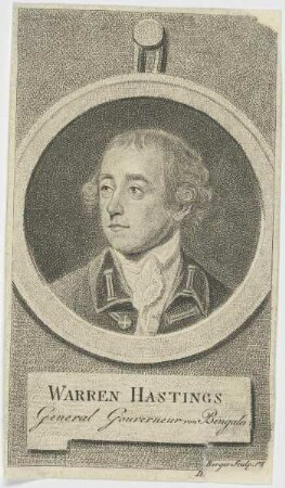 Bildnis des Warren Hastings