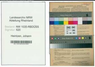 Entnazifizierung Johann Heintzen , geb. 10.11.1896 (Bergbeamter)