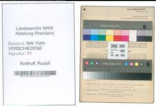 Entnazifizierung Rudolf Rotthoff , geb. 09.03.1913 (Bergmann)