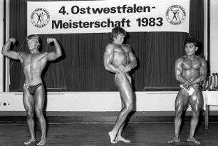 Bodybuilding-Wettbewerb im 'Haus des Handwerks', Bielefeld