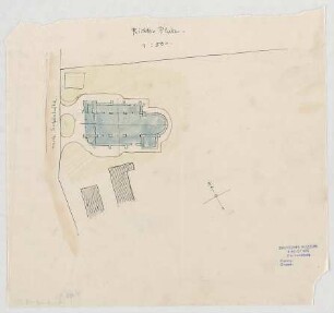 Thiersch, Friedrich von; Lindau / Bodensee - Aeschach; Ev. Kirche - Lageplan
