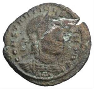 Münze, Aes 3, 336 - 337 n. Chr.