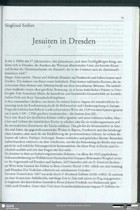 Jesuiten in Dresden