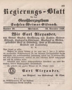 Nr. 39 : 23. November 1853