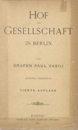 Hof und Gesellschaft in Berlin