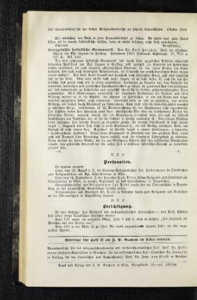 Berichtigung