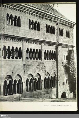 Eisenach · Wartburg, die Hofseite des Palas