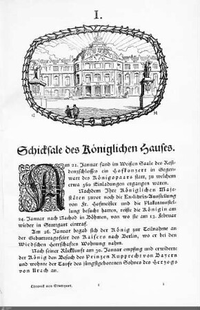 Schicksale des Königlichen Hauses.