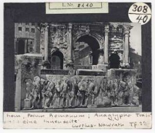 Rom: Forum Romanum, Anaglyphe Trajans, Innenseite
