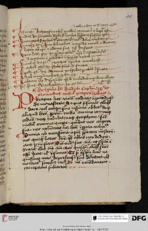Ex regula sancti Benedicti c.33