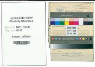 Entnazifizierung Wilhelm Koeper , geb. 23.04.1889 (Beamter)