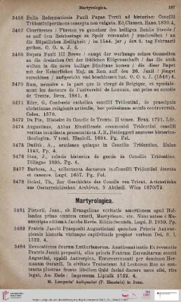 Martyrologica(Nr. 3481 - 3490)