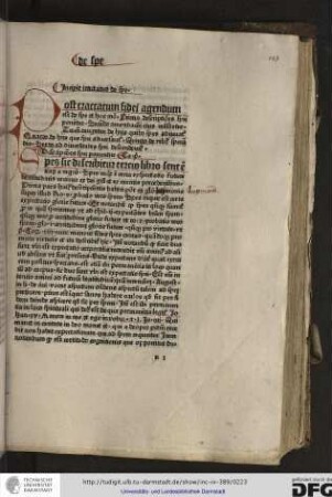 Descriptiones spei ponuntur. Capitulum primum. Spes sic describitur tertio libro sententiarum a magistro Spes, inquit, est certa exspectatio future beatitudinis...