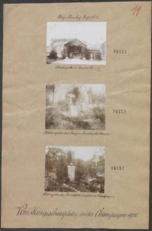 In der Champagne 1914/1915: Feldkapelle in Somme-Py