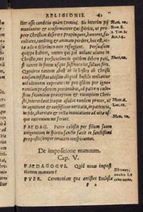 42r-48r, De impositione manuum. Cap. V.