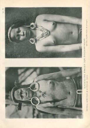 Taf. 79. Kinderlose Frauen der Mahakam-Kajan
