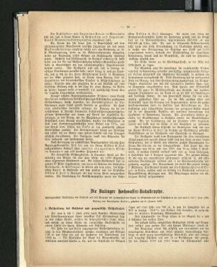 Die Balinger Hochwasser-Katastrophe 1895