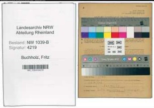 Entnazifizierung Fritz Buchholz , geb. 23.08.1907 (Vermessungsbeamter)