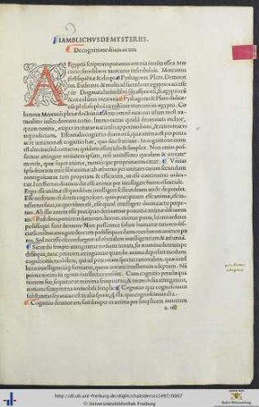 Iamblichus De Mysteriis
