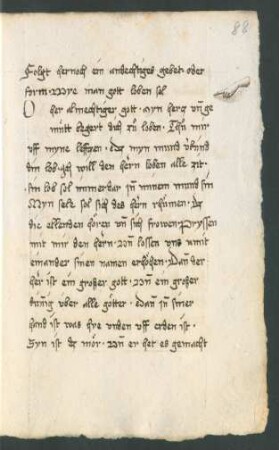 Gebet zum Lob Gottes
