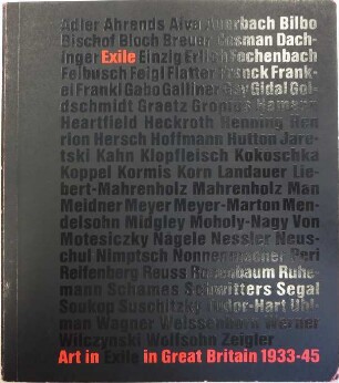 Art in Exile in Great Britain 1933-45. Exhibition Researched and Organised by Zuleika Dobson and Monica Bohm-Duchen. Assisted by Claire Anderson, 20th August to 5th October 1986, Camden Arts Centre, London