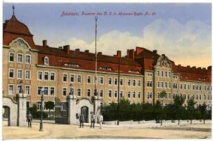 Bautzen. Kaserne des Königlich Sächsischen Husaren-Regiments No. 20