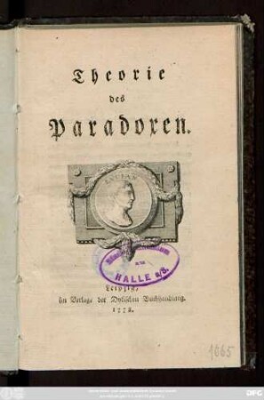 Theorie des Paradoxen
