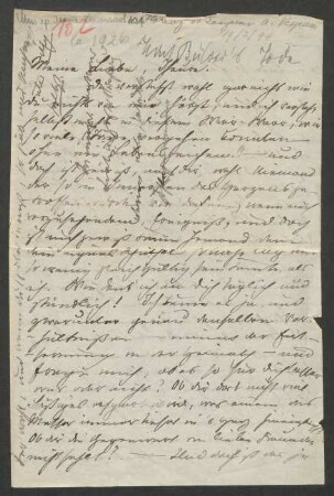 Brief an Marie von Bülow : 19.02.1894