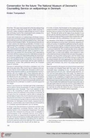 Conservation for the future: The National Museum of Denmark's Counselling Service on wallpaintings in Denmark