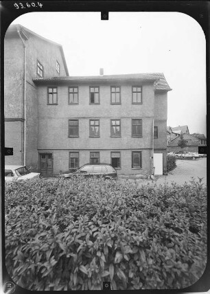 Schmalkalden, Pfaffengasse. Wohnhaus mit Laden. Straßenfront