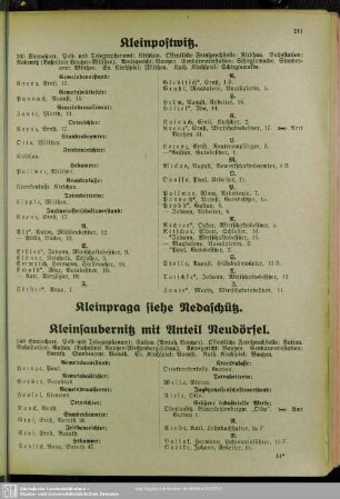 Kleinsaubernitz