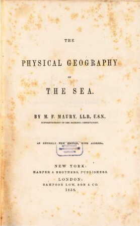 The physical geography of the sea