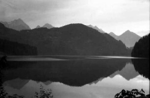 Schwangau: Alpsee und Spiegelung