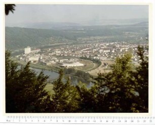 Wertheim - Luftbild Industriegebiet Bestenheid, 1967 - Burgtor - Engelsbrunnen