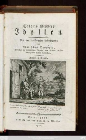 Zweiter Theil: Salomo Geßners Idyllen