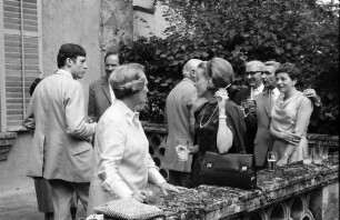 Freiburg: Schweizer Konsulat; Empfang beim Schweizer Konsul zum Schweizer Nationalfeiertag 1. August 1969; Gruppen