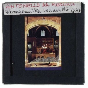 da Messina, Der Hl. Hieronymus in seinem Studio (London NG NG1418)