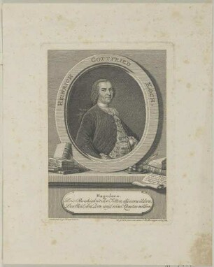 Bildnis des Heinrich Gottfried Koch