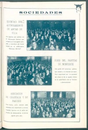 [Vista del festival de la sociedad] Hijos del Partido de Monforte
