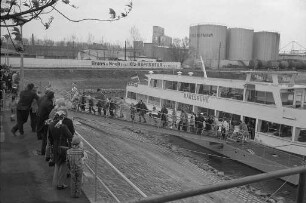 Kreuzfahrt mit dem neuen Fahrgastschiff MS "Karlsruhe" an Ostern 1972