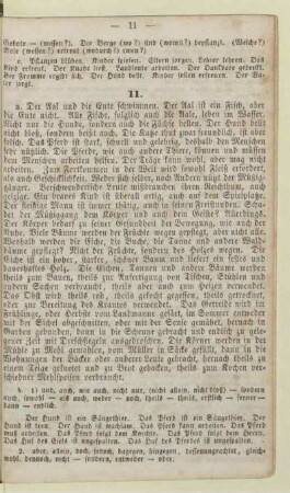 [C. Der zusammengezogene Satz (11)]