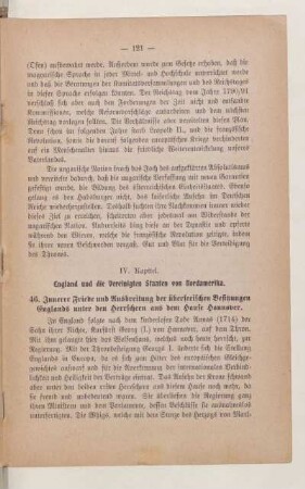 IV. Kapitel