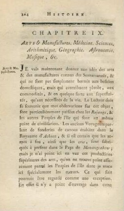 Chapitre IX. Arts & manufactures ...